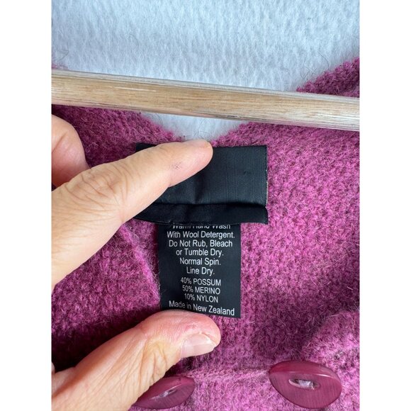 Waimate batwing cardigan New Zealand Made merino wool blend OS - Picture 7 of 7